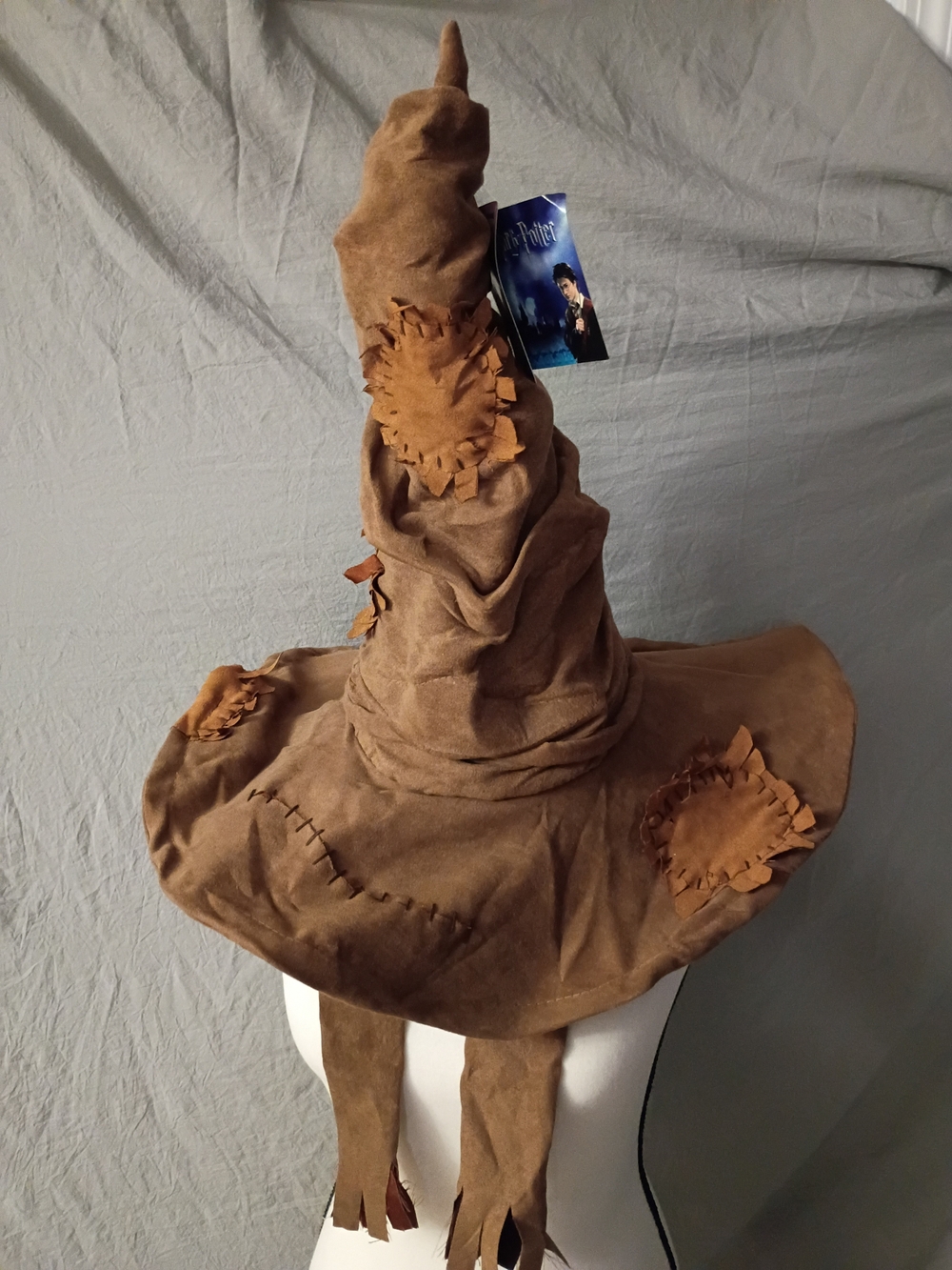 Wizard Sorting Hat Style Brown Costume Hat Puppet